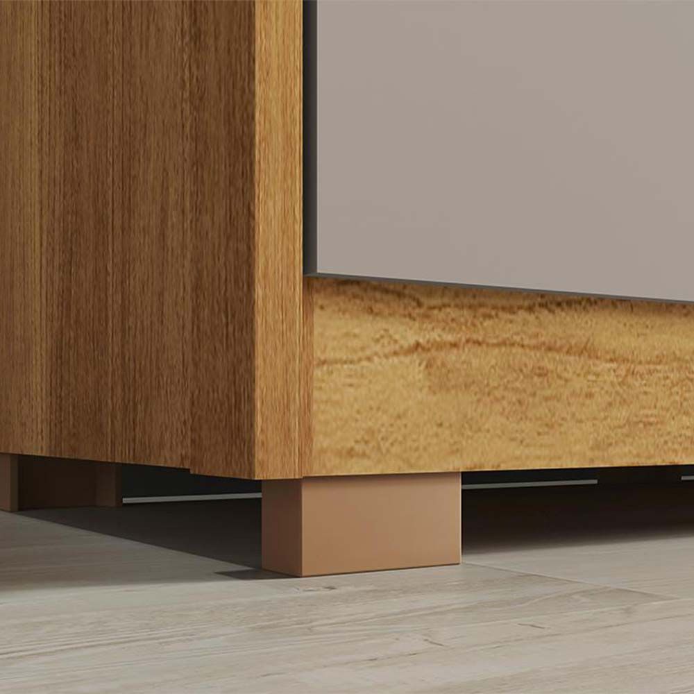 Roupeiro Granada Premium 100% MDF 6 Portas com Pés Salleto