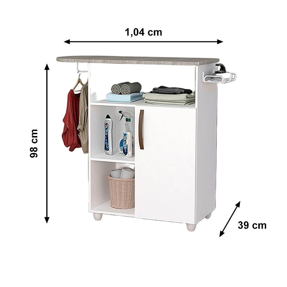 Tabua de Passar Realce Branco Josan