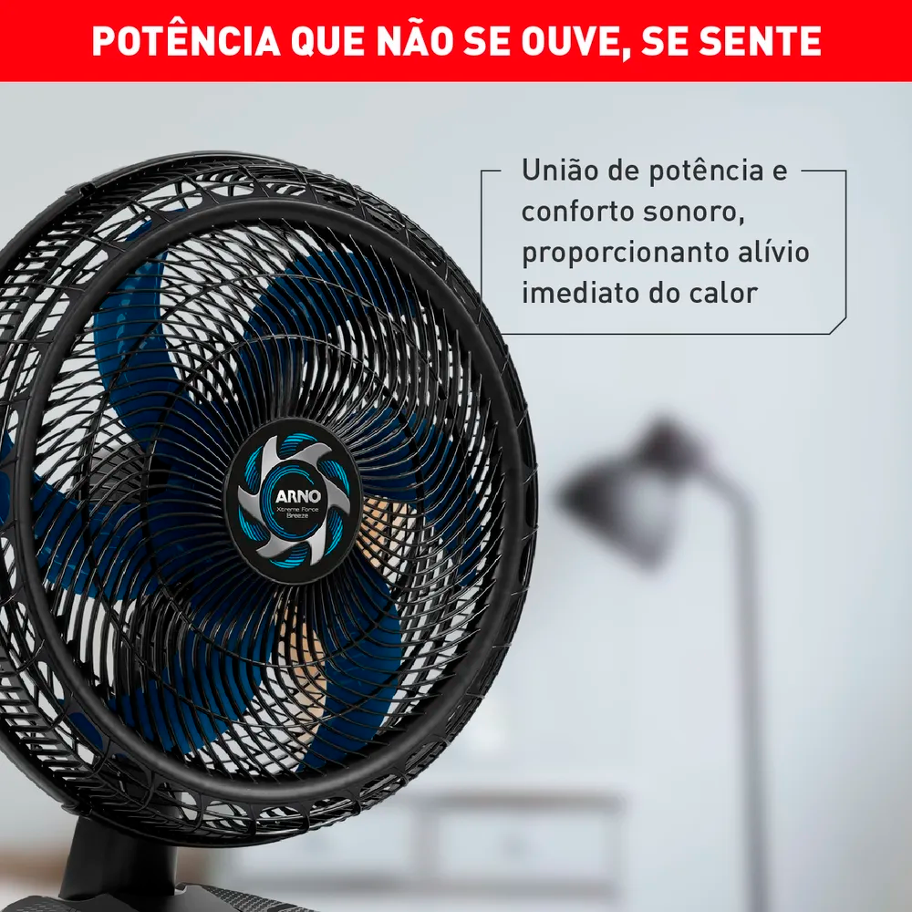 Ventilador De Mesa 50CM Xtreme VB50 Preto Arno