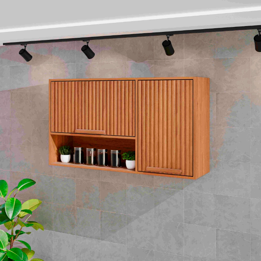 Aéreo Porta Bascula Ripada Cozinha Florida Cin/Rip Salleto