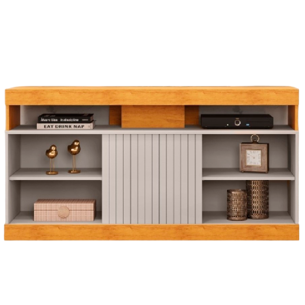 Rack Dili 120 Cedro/Bali Dj Móveis