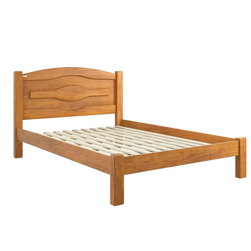 Cama Casal Flex Supremo Carvalho Acetinado Tozetto