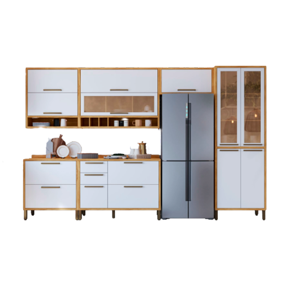 Kit Cozinha 6PCS Syrah Sevilha/Branco Rio Doce