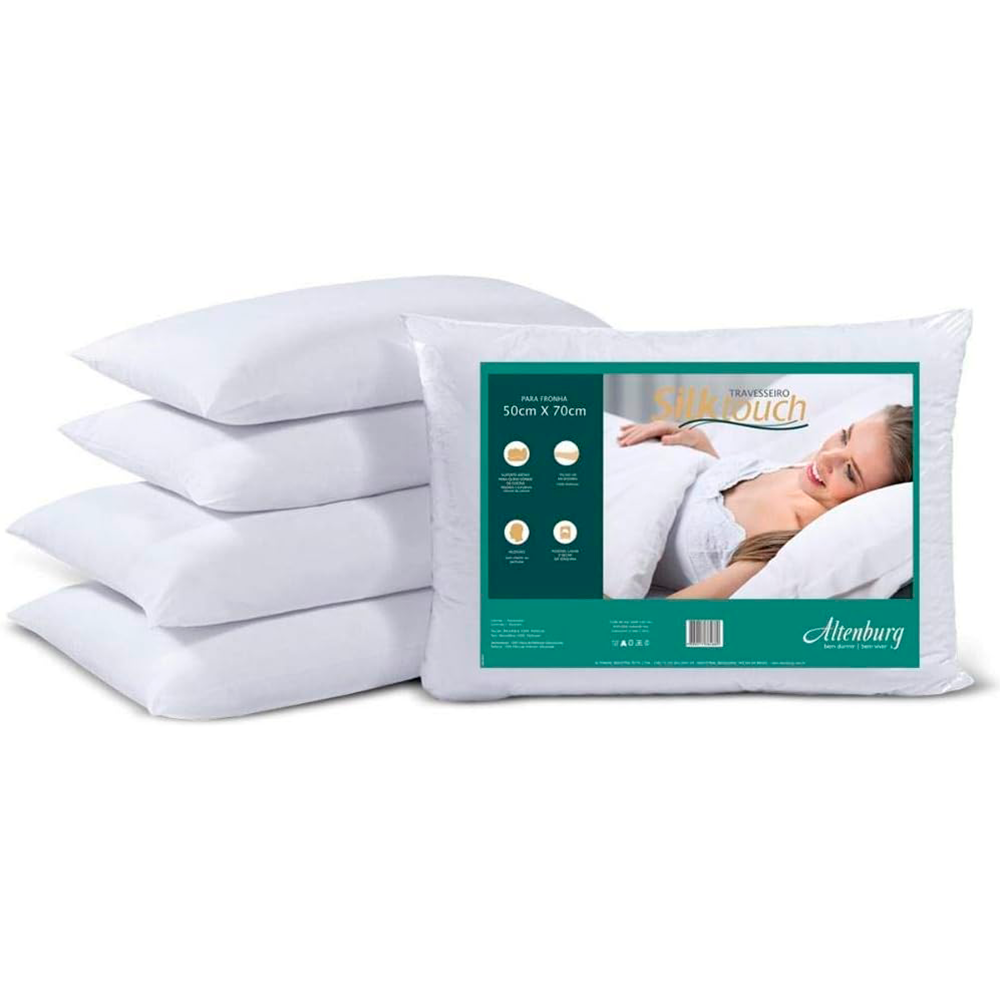 Travesseiro Silk Touch Branco Altenburg