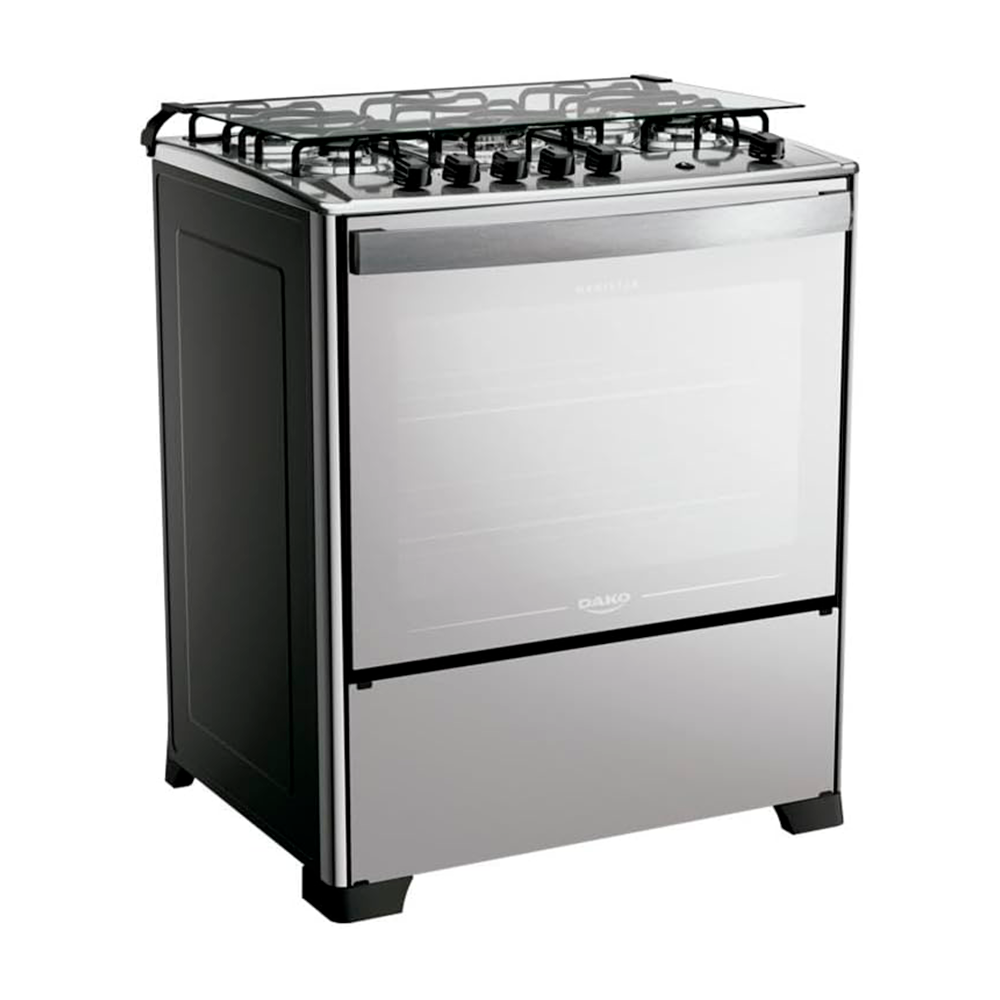 Fogão 5B Magister Tripla Chama Inox Style Dako/Atlas