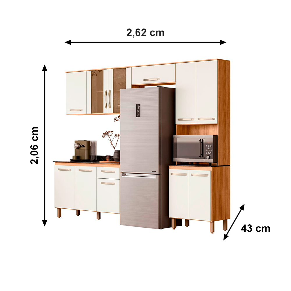 Cozinha Fit Freijo/Chumba PTA De Vridro Niciolia