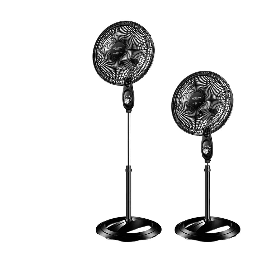 Ventilador de Coluna 40cm VSP-40C-NB Superpower Preto/Prata Mondial