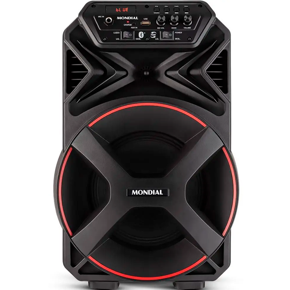 Caixa Amplificadora CM-250 Connect Party  Plus 250W C/Bat Mondial