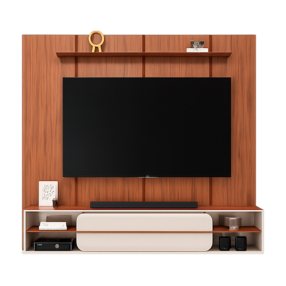 Painel Alana Off White/Freijo DJ Moveis