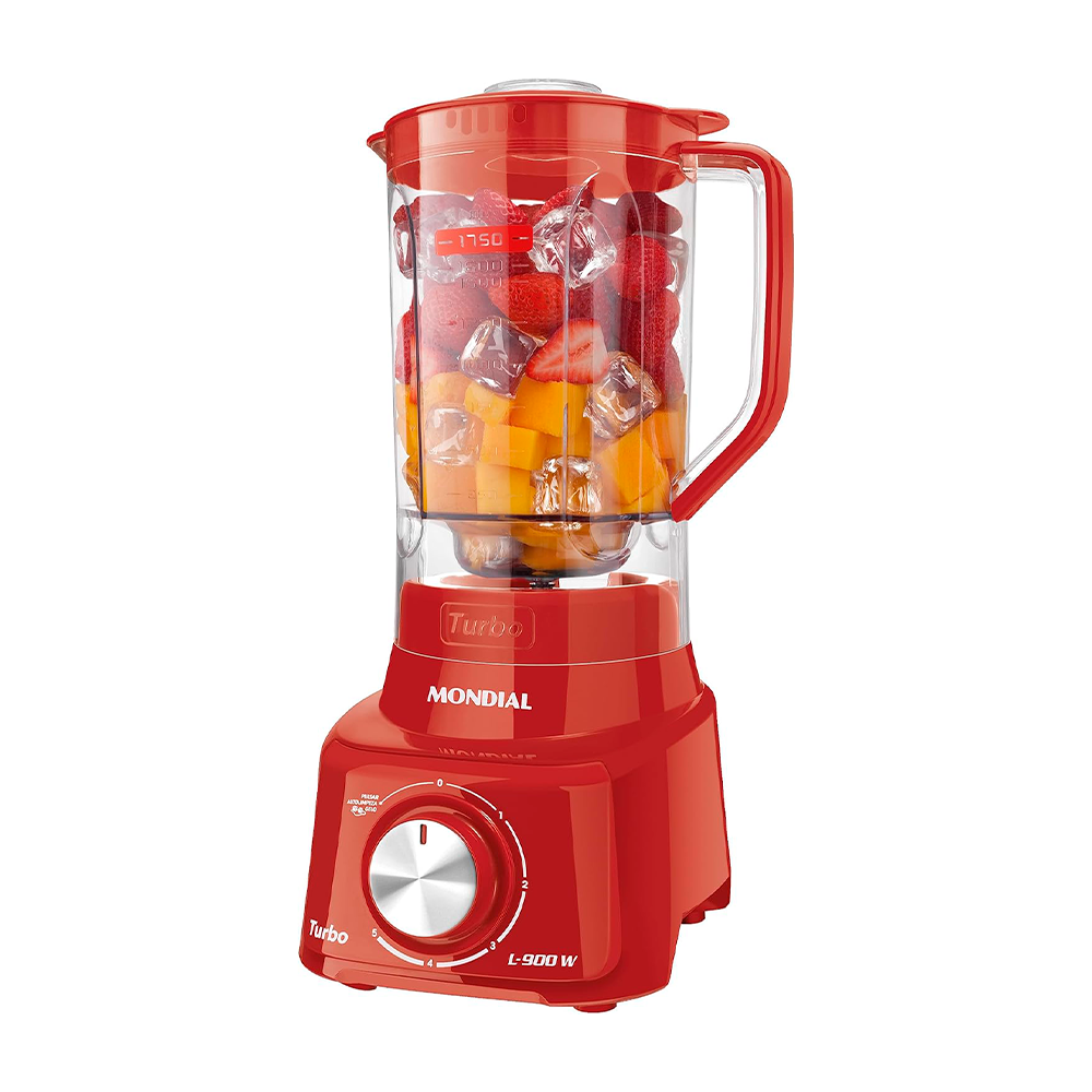 Liquidificador 5V L-900 FR C/FRILTO 900W 220V Vermelho Mondial