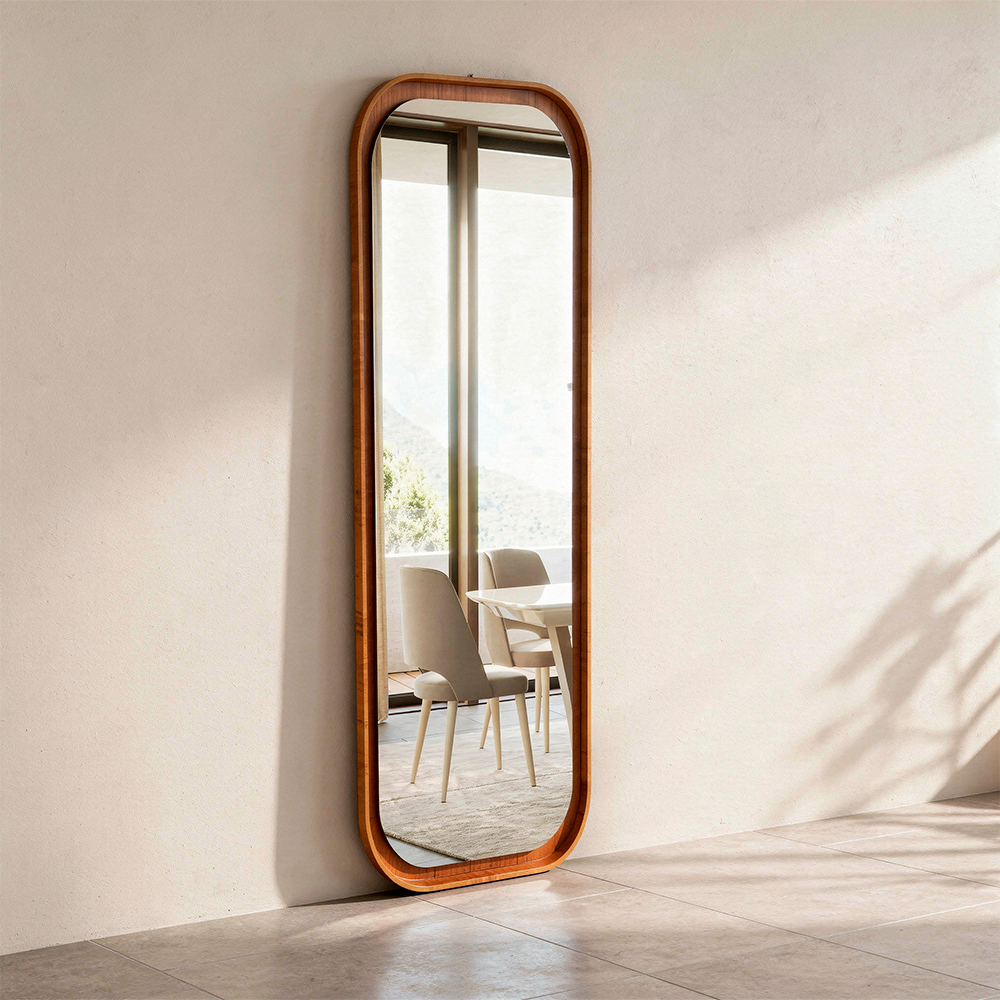 Espelho Onix Slim Cinamomo 150x45 Fino Tok