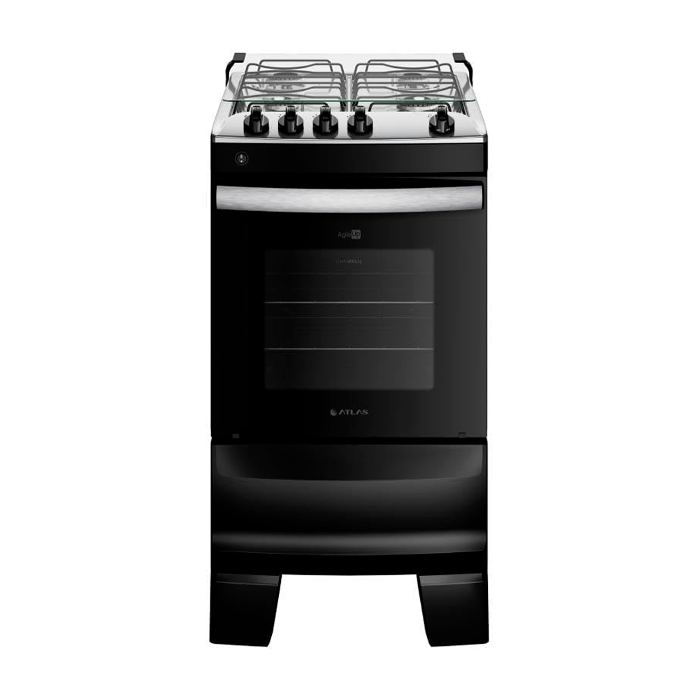 Fogão 4B Agile Up Preto Atlas