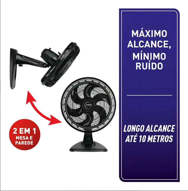 Ventilador De Mesa 40CM VE60C Xtreme 6 220V Arno