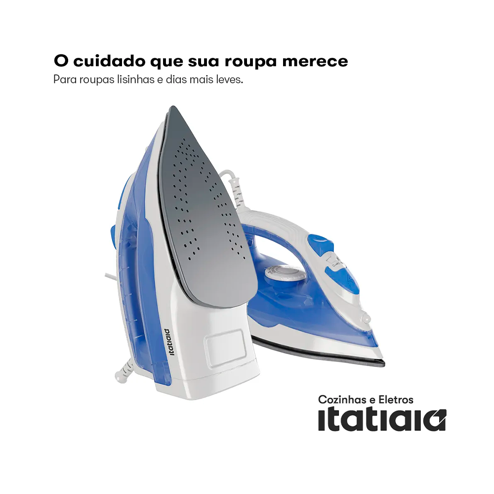 Ferro a Vapor FVITA2ESSA 220v Branco/Azul Itatiaia