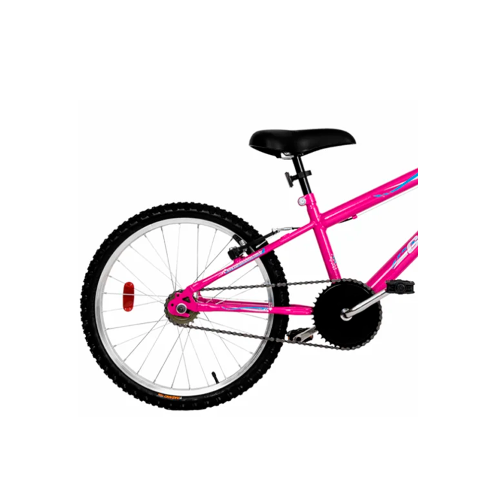 Bicicleta Aro 20 Stargirl C/CESTA Rosa/Pink Ciclo Cairu