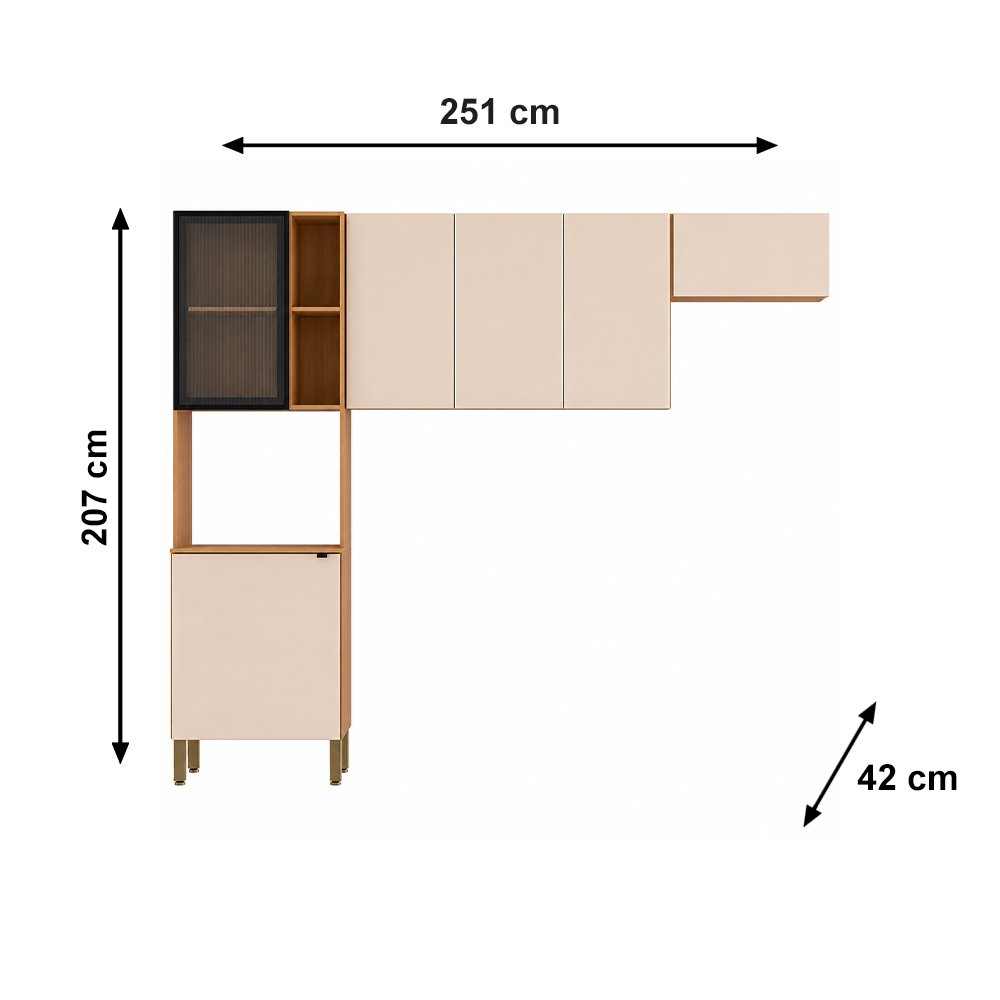 Cozinha Compacta Vert Plus Kits Parana