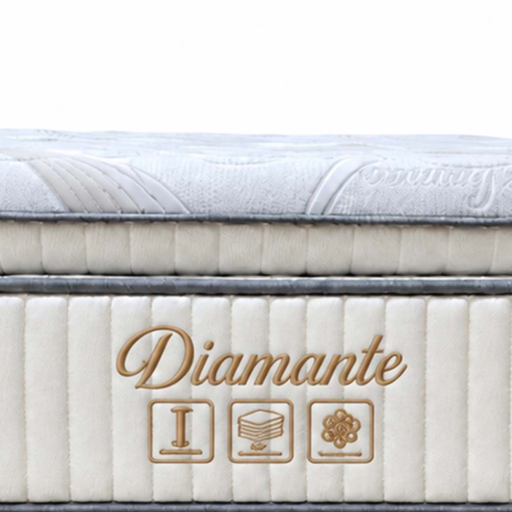 Colchão Diamante com Pillow 138x188 Softflex