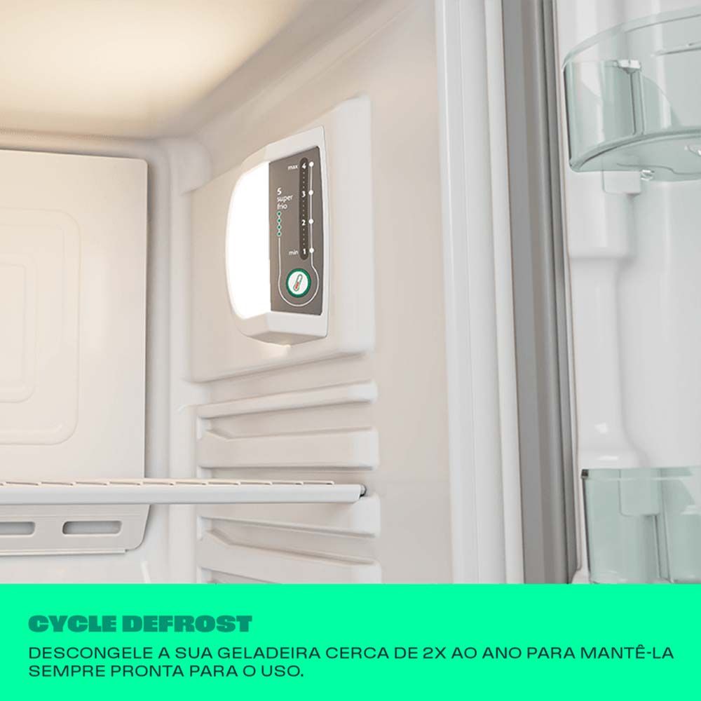 Geladeira Duplex Cycle Defrost 332L CRD37MBBNA Branco 220V Consul