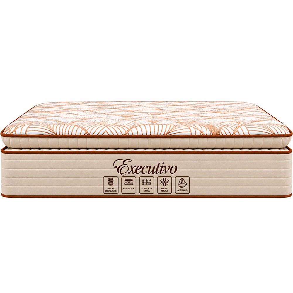 Colchão Executivo King com Pillow Top e EPS 193x203 Softflex