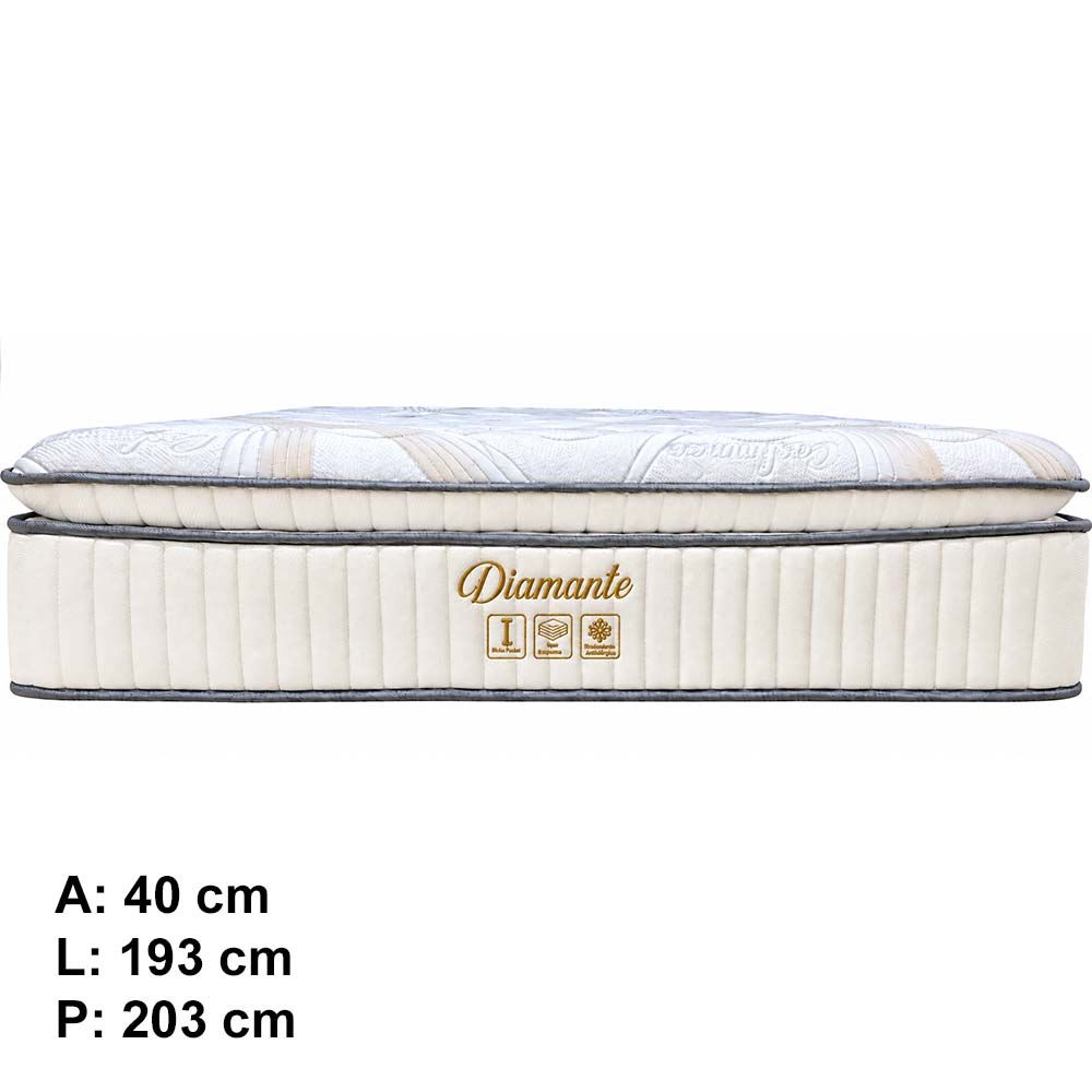 Colchão Diamante King com Pillow 203x193 Softflex