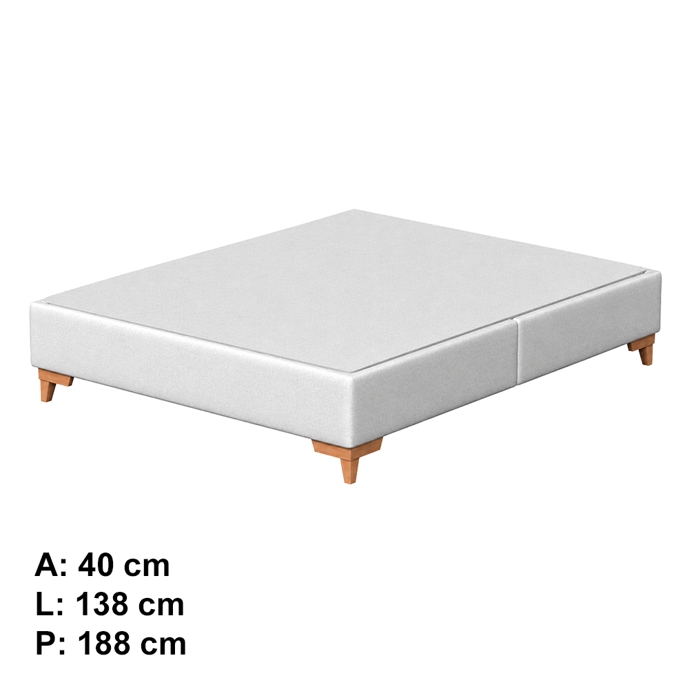 Base Primor Wood Liso 138x40 Branca C0245 Probel 