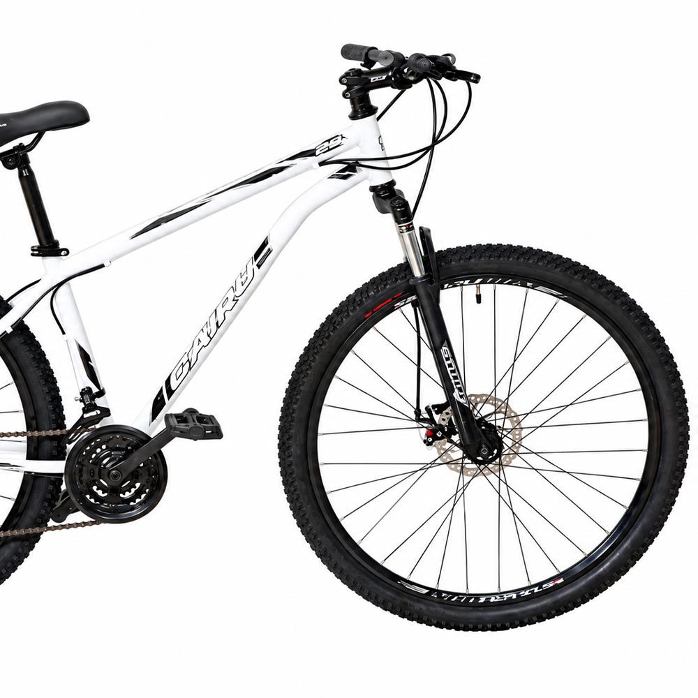 Bicicleta Aro 29 Aco Mtb Flash Masc 21V F.D Branco Ciclo Cairu