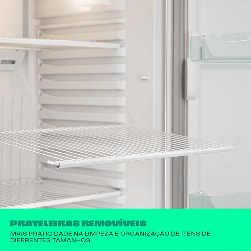 Geladeira Refrigerador Duplex Cycle Defrost 332L CRD37MBBNA Branco 220V Consul