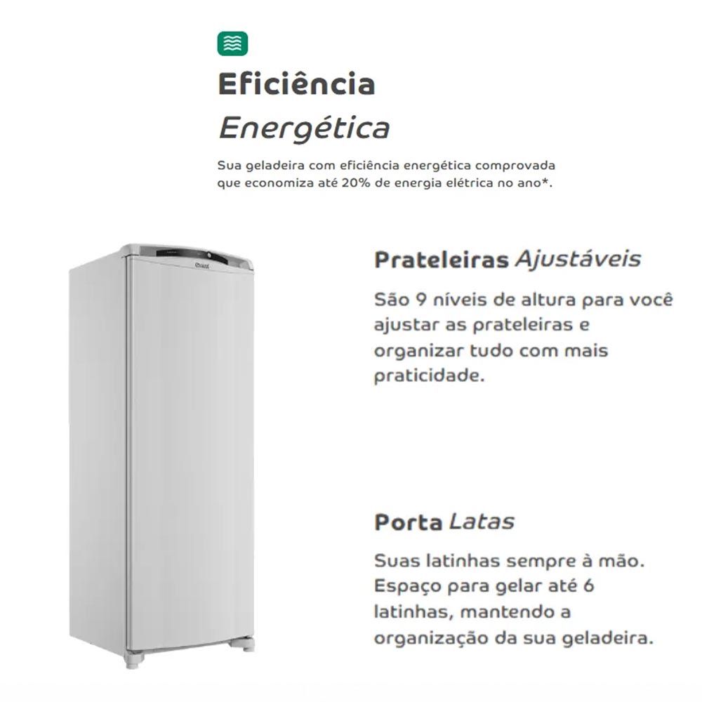 Geladeira Duplex Cycle Defrost 332L CRD37MBBNA Branco 220V Consul