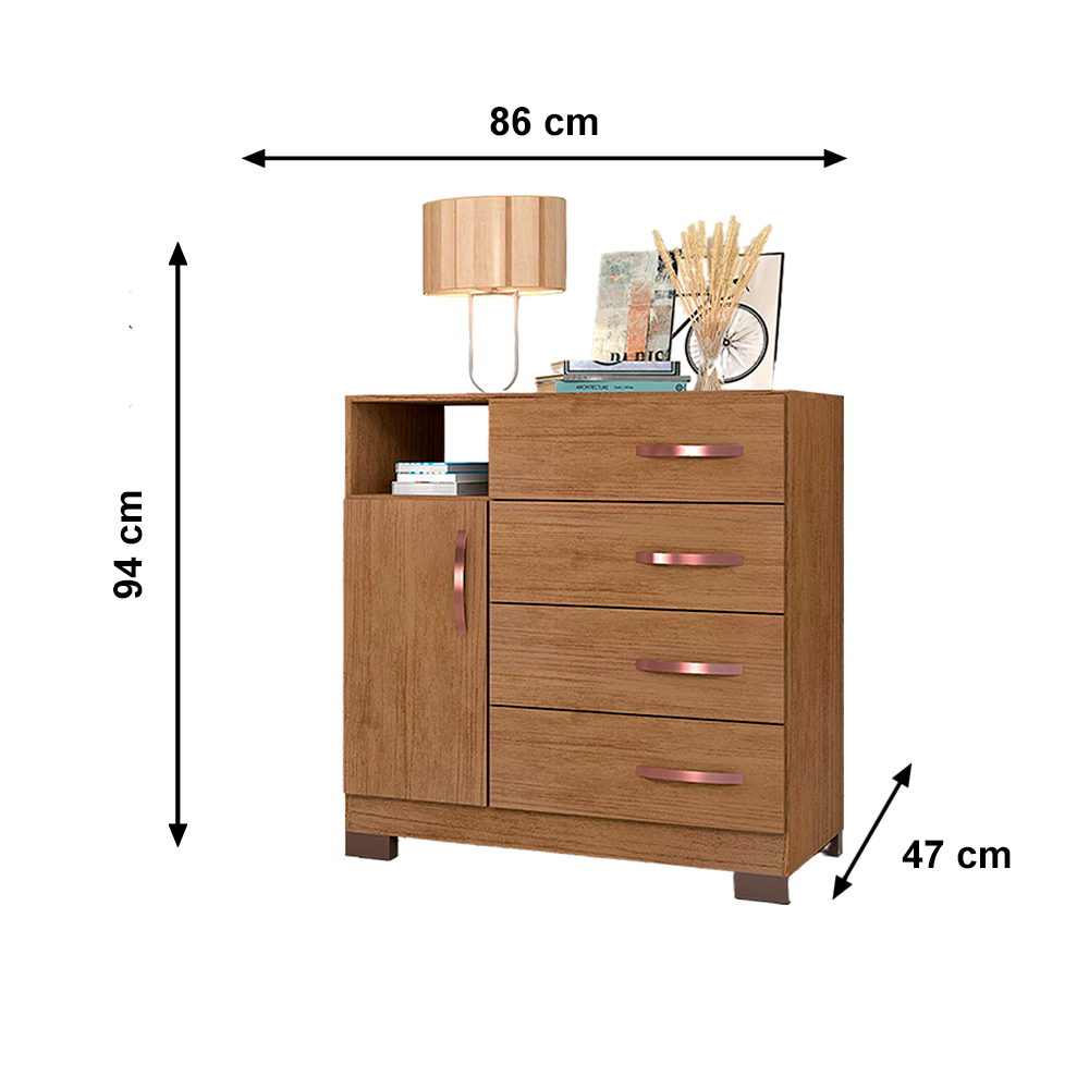 Comoda Free C/PE Cinamomo Josan