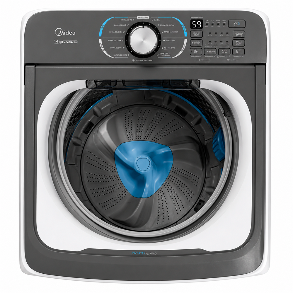 Máquina de Lavar 14kg Wave Agitator Midea