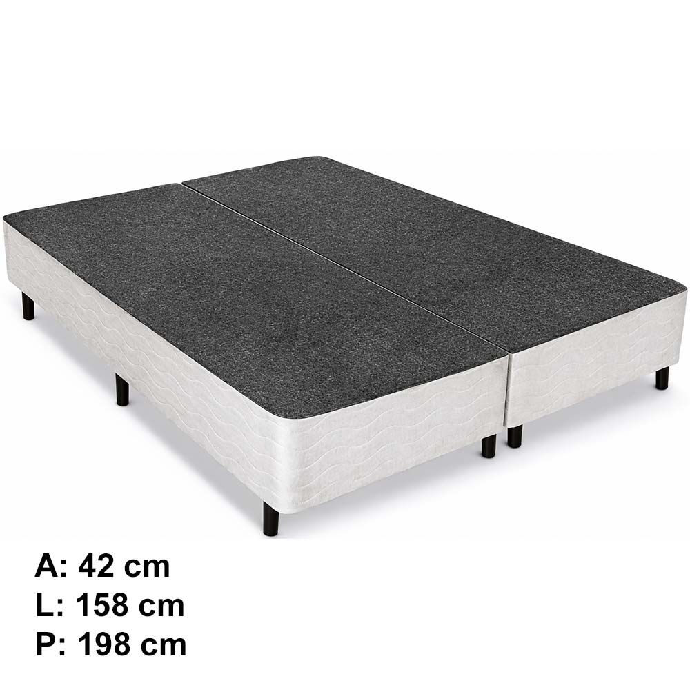 Conjunto Base para Colchão Prisma 158x42 RC Reconflex