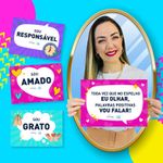 Cartazes eu sou... afirmações positivas