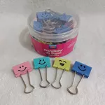 Prendedor de papel 25mm carinhas