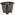 VASO QUADRADO PRETO 9 50L ERCAPLAST