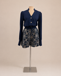 Conjunto alf curt bordado