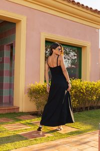 Vestido Alca Metal Sarja 