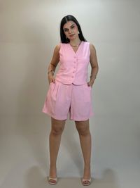 Short Sara Com Cinto 