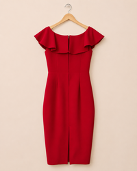 Vestido Md C/Babado Gola 