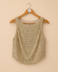 Blusa bordada paete 