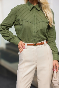 Camisa mg lg texturizada