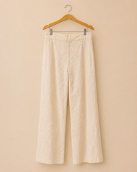 Calca Pantalona Bordada