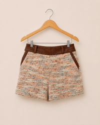 Short Tweed\\PU