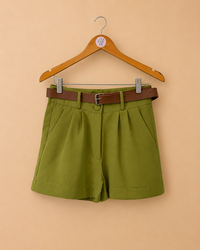 Short Alf Cinto Sintetico 