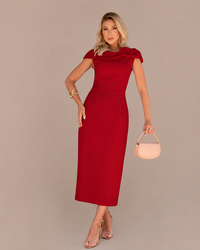 Vestido Tb Flor Ombro