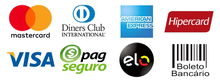 Bandeiras das formas de pagamento