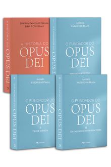 Coleção o Fundador do Opus Dei e a Historia do Opus Dei - Capa dura