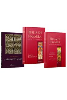 Kit: Bíblia de Navarra completa e A Bíblia explicada – 3 volumes