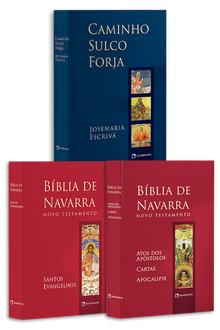 Coleção Premium Caminho, Sulco e Forja e Bíblia Vol. I e II — 3 volumes