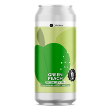 Cerveja Croma Green Peach - 5,5%  ABV - 473ml