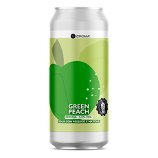 Cerveja Croma Green Peach - 5,5%  ABV - 473ml
